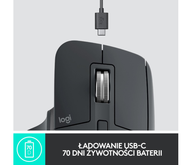 Logitech MX Master 3 Grafit - 514938 - zdjęcie 14